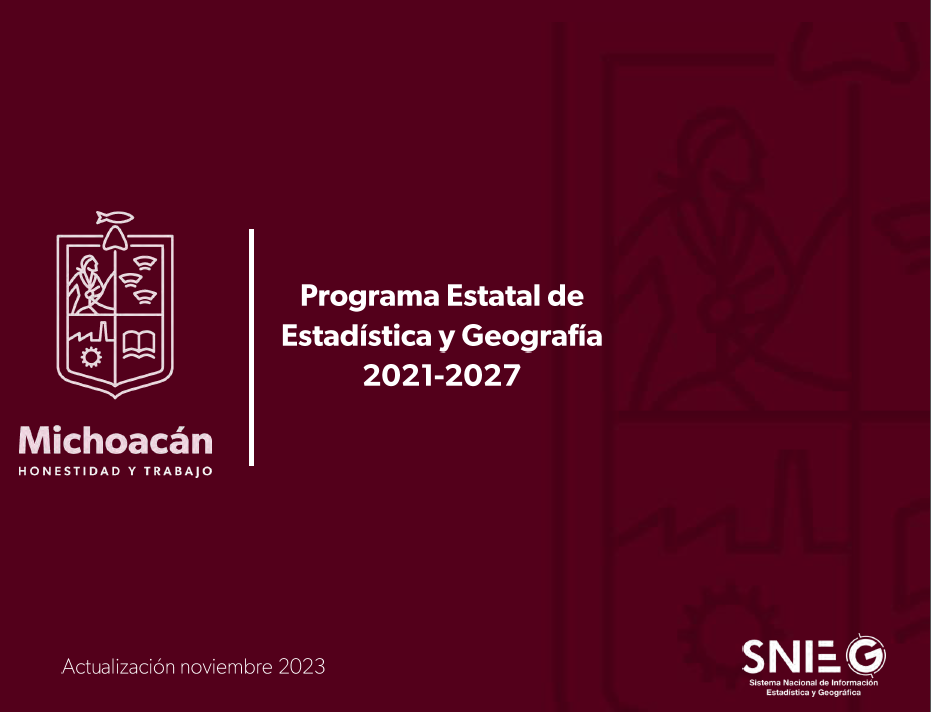 Programa Estatal de Estadística y Geografía 2021-2027
